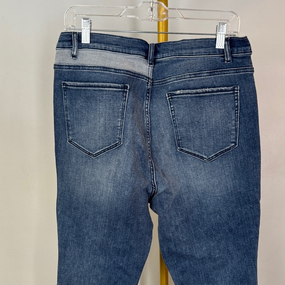 Soho Women's denim two tone ultimate stretch Ankle Jeans NWT 14 - Picture 7 of 14